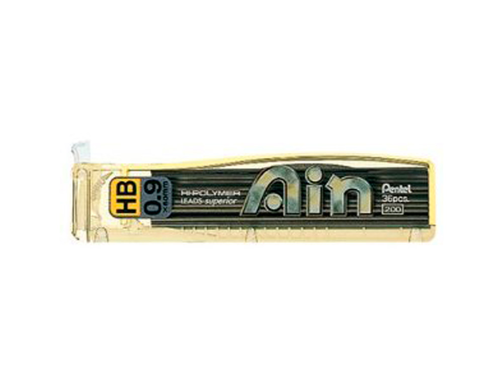 MINAS PENTEL HY POLYMER AIN 0,9 HB TUBO C/36