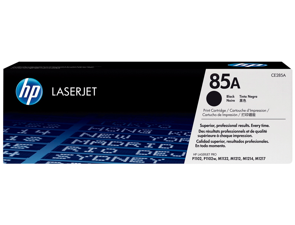 TONER HP LASERJET P1100/P1102 -CE285A- PRETO 1.600 PAGS