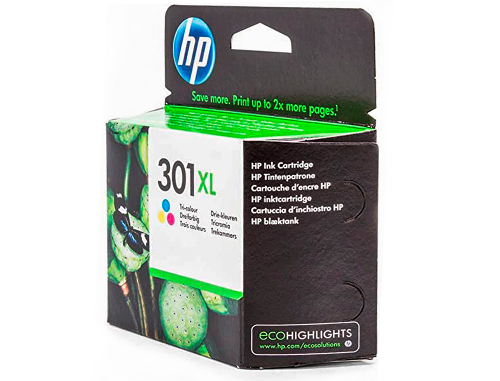 TINTEIRO HP 301 XL TRICOLOR
