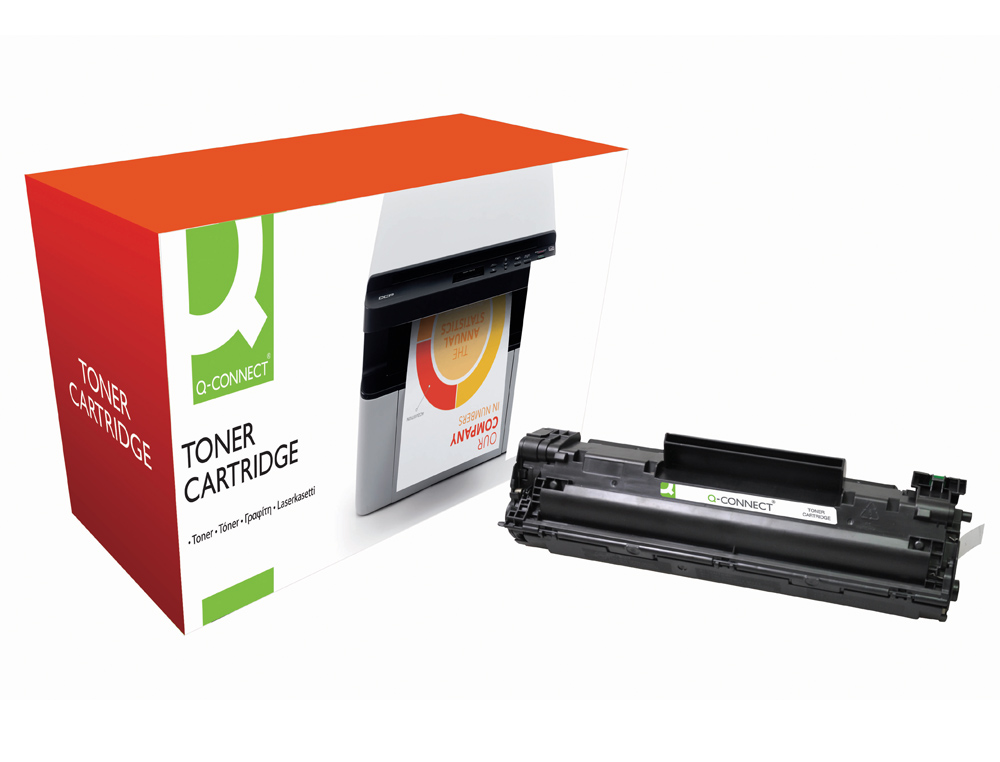 TONER Q-CONNECT COMPATIVEL HP CB435A PARA LASERJET P1005/P1006 -3.000PAG
