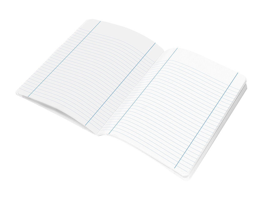 CADERNO AGRAFADO LIDERPAPEL SMART DIN A5 80 F PAUTADO 60 GR COM DUPLA MARGEM