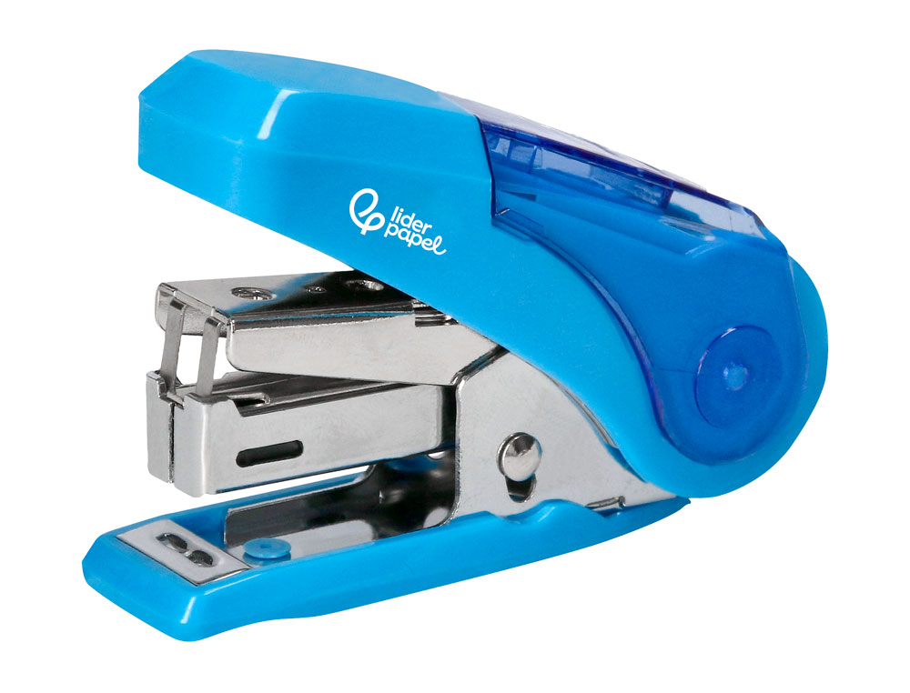 AGRAFADOR LIDERPAPEL MICRO COM BOLSA E CAIXA DE 1000 AGRAFES CAPACIDADE 20 FOLHAS