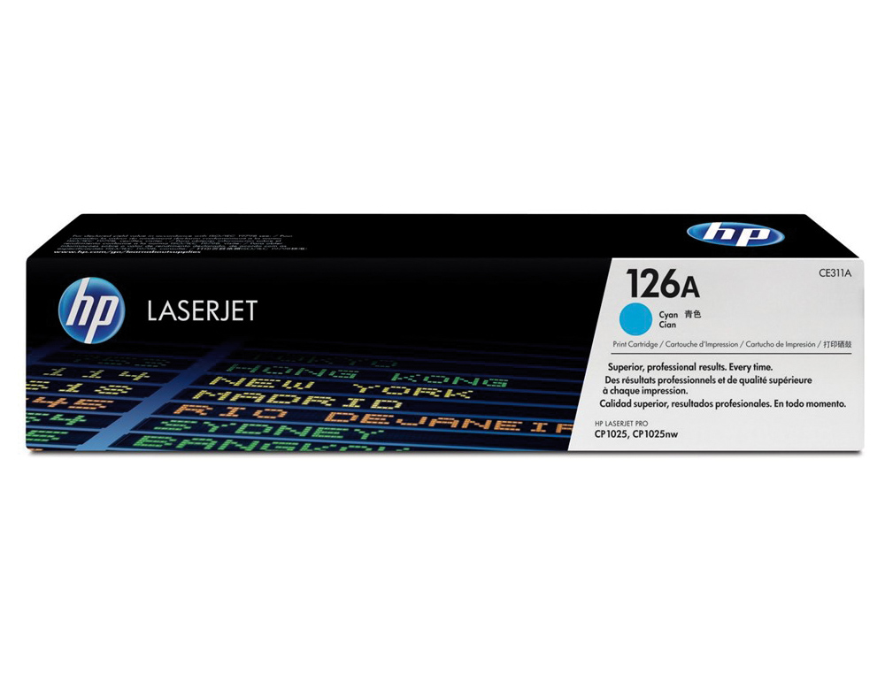TONER HP LASERJET CP1025 MFP M175A CE311A CIAN -1000 PAG