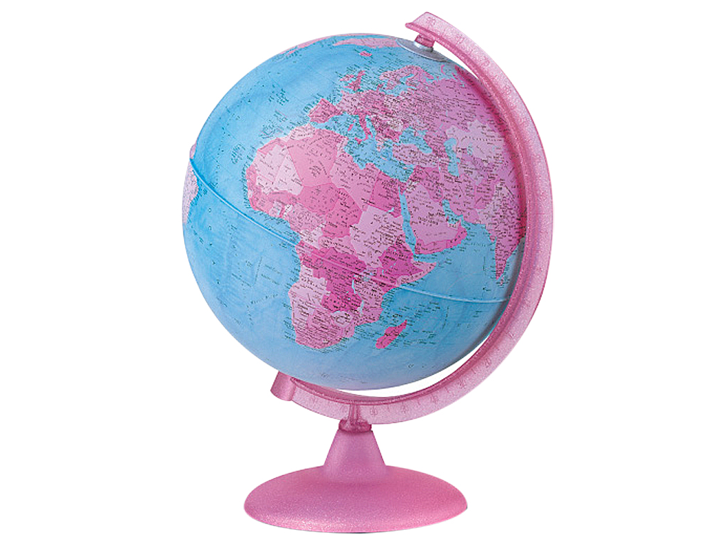 GLOBO COM LUZ PINK 26 CM