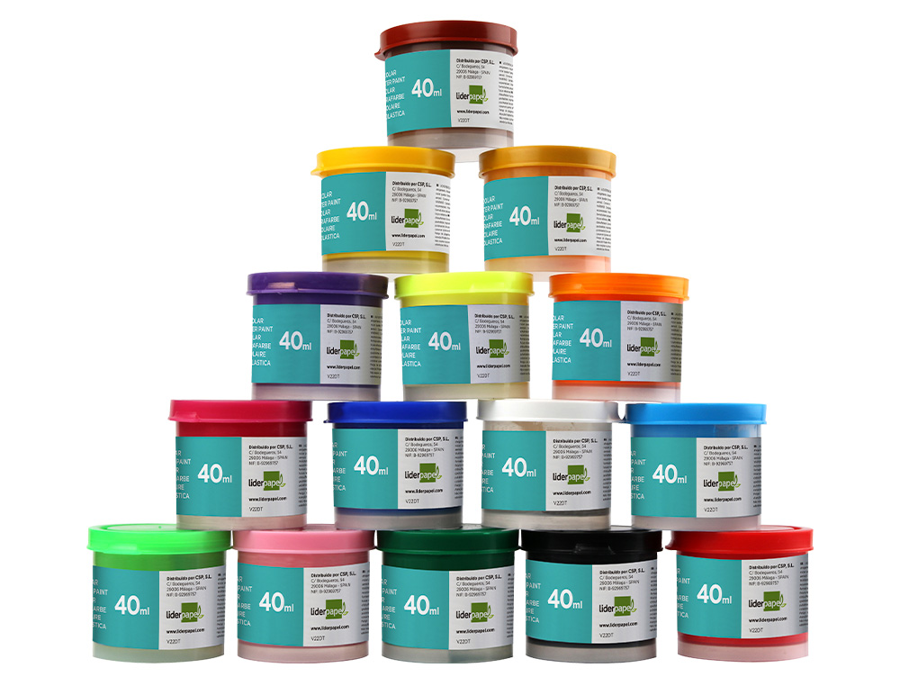 GUACHE LIDERPAPEL ESCOLAR 40 ML AMARELO LIMAO