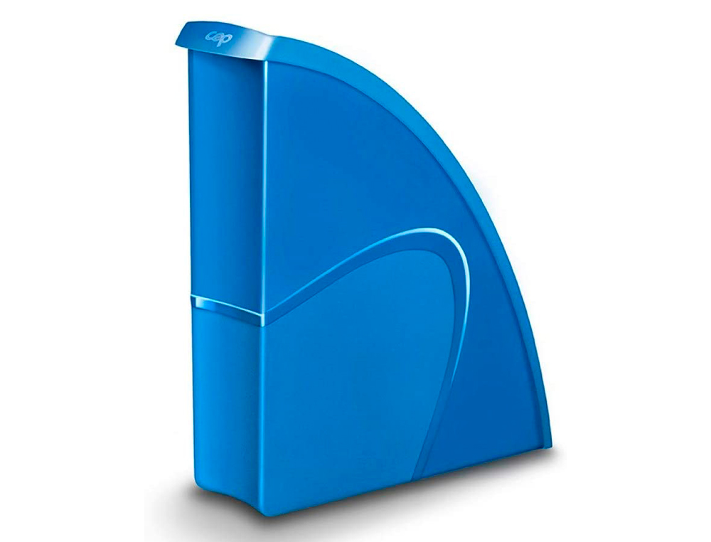 PORTA REVISTAS CEP PLASTICO USO VERTICAL / HORIZONTAL AZUL 85X270X310 MM