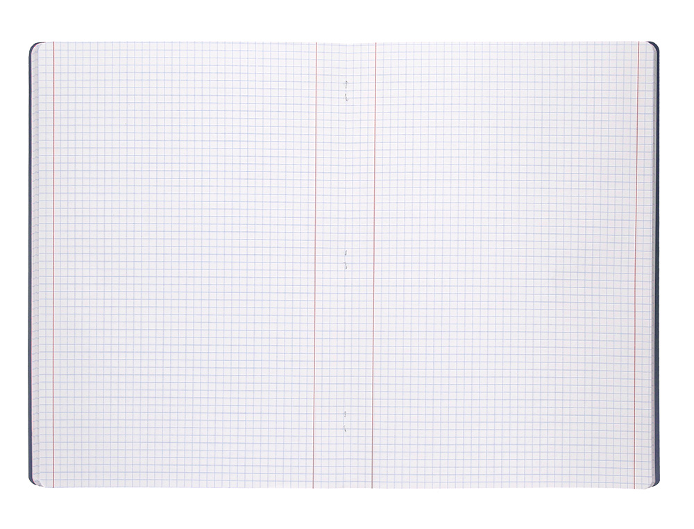 CADERNO AGRAFADO LIDERPAPEL 360 CAPA DE PLASTICO DIN A5 48 F 90 GR 5MM COM DUPLA MARGEM CAPA PRETA