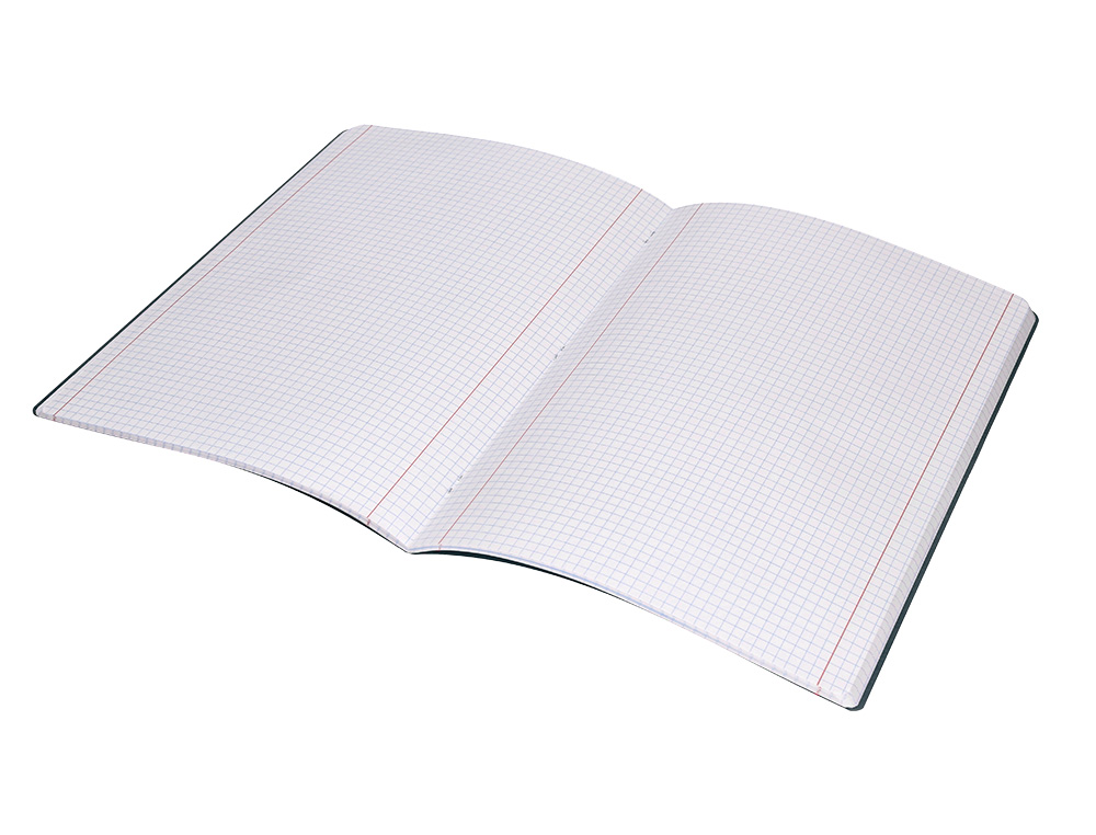 CADERNO AGRAFADO LIDERPAPEL 360 CAPA DE PLASTICO DIN A5 48 F 90 GR 5MM COM DUPLA MARGEM CAPA PRETA
