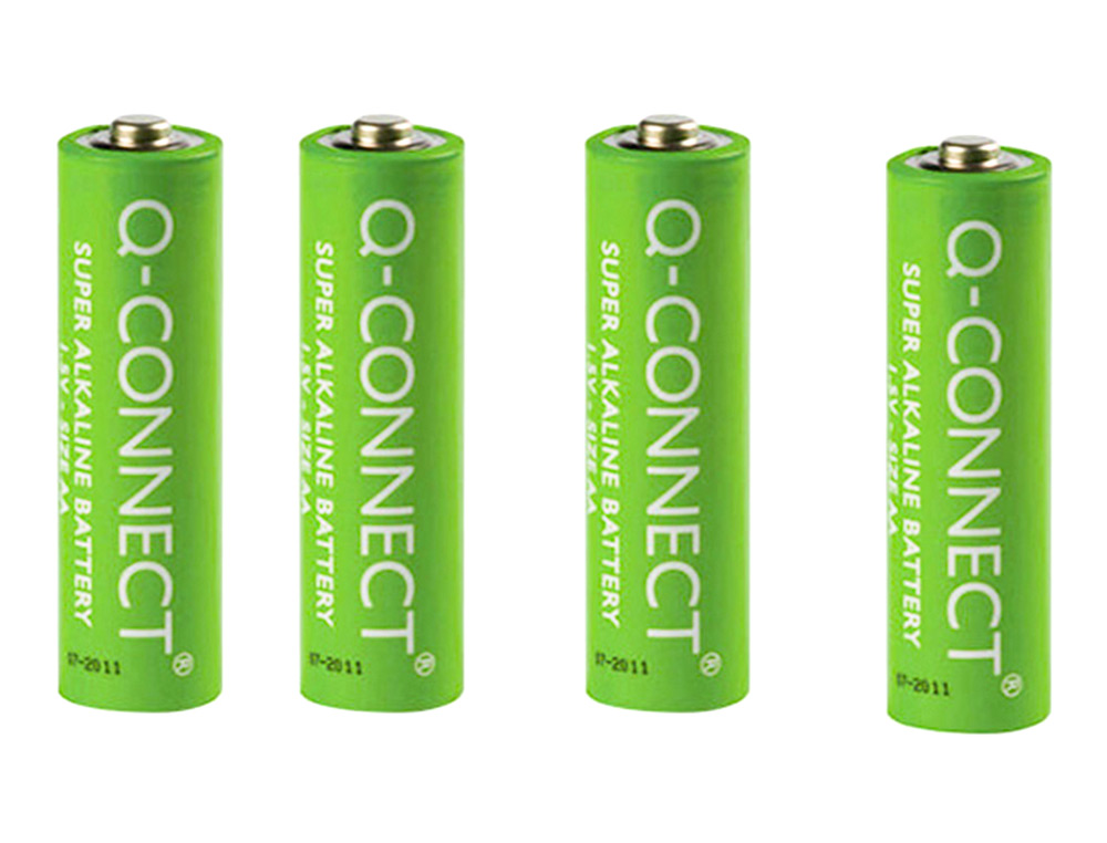 PILHA Q-CONNECT ALCALINA AA PACK COM 20 UNIDADES