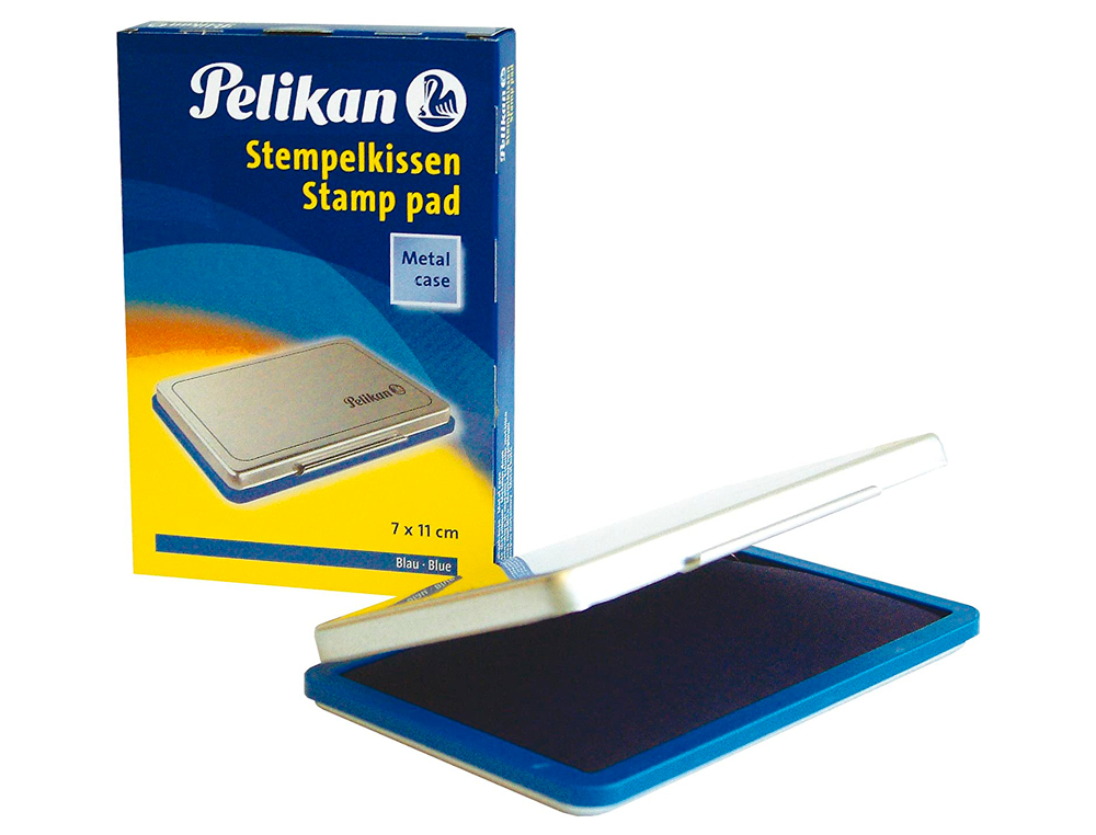 ALMOFADA PARA CARIMBOS PELIKAN Nº 2, 7 X 11 CM AZUL