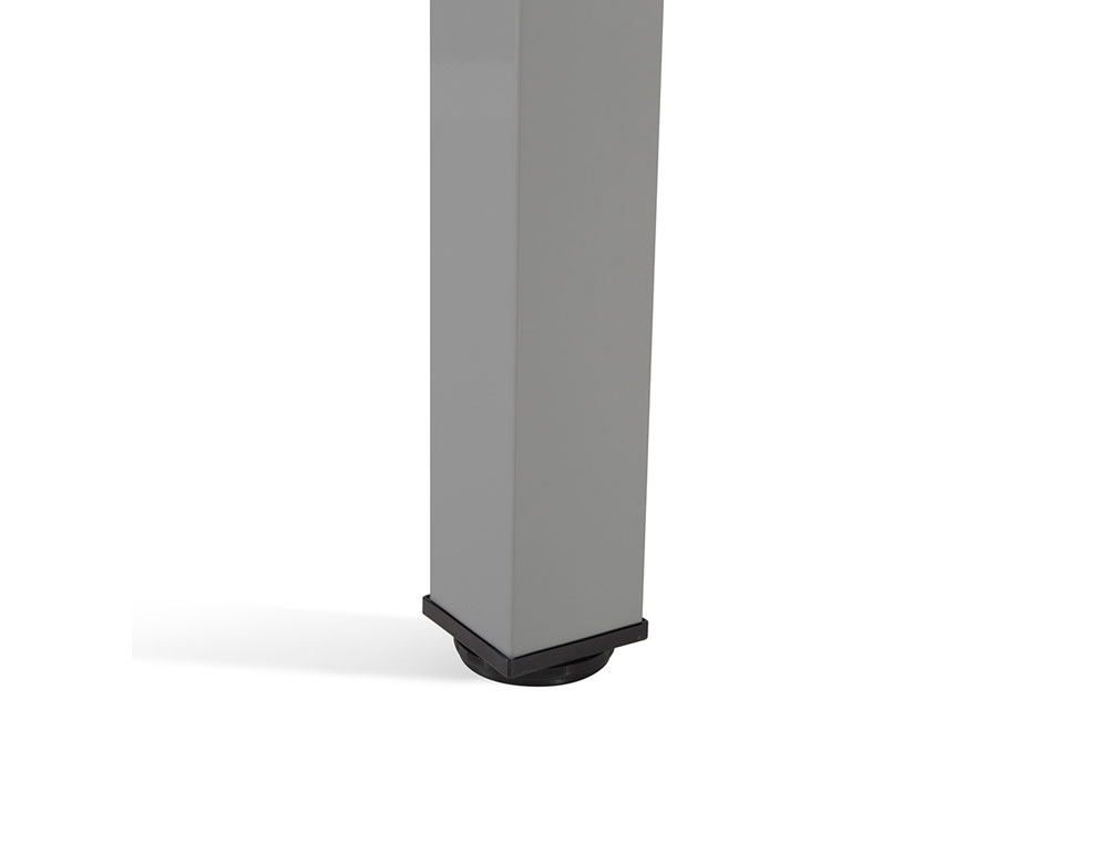 ALA PARA MESA ROCADA SERIE EXECUTIVE 60X 100 CM DIREITA OU ESQUERDA ACABAMENTO AD02 ALUMINIO/ CINZA