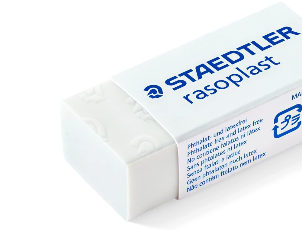 BORRACHA STAEDTLER BRANCA 526 B30 PLASTICO