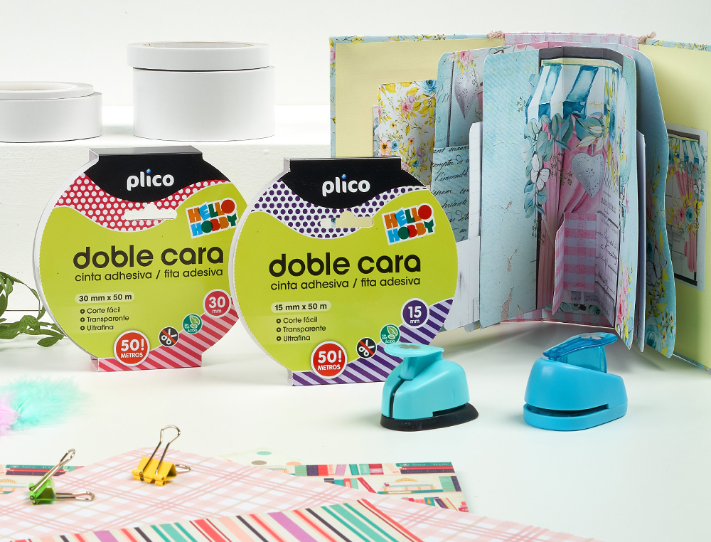 FITA ADESIVA PLICO DUPLA FACE 15MM X 20MT
