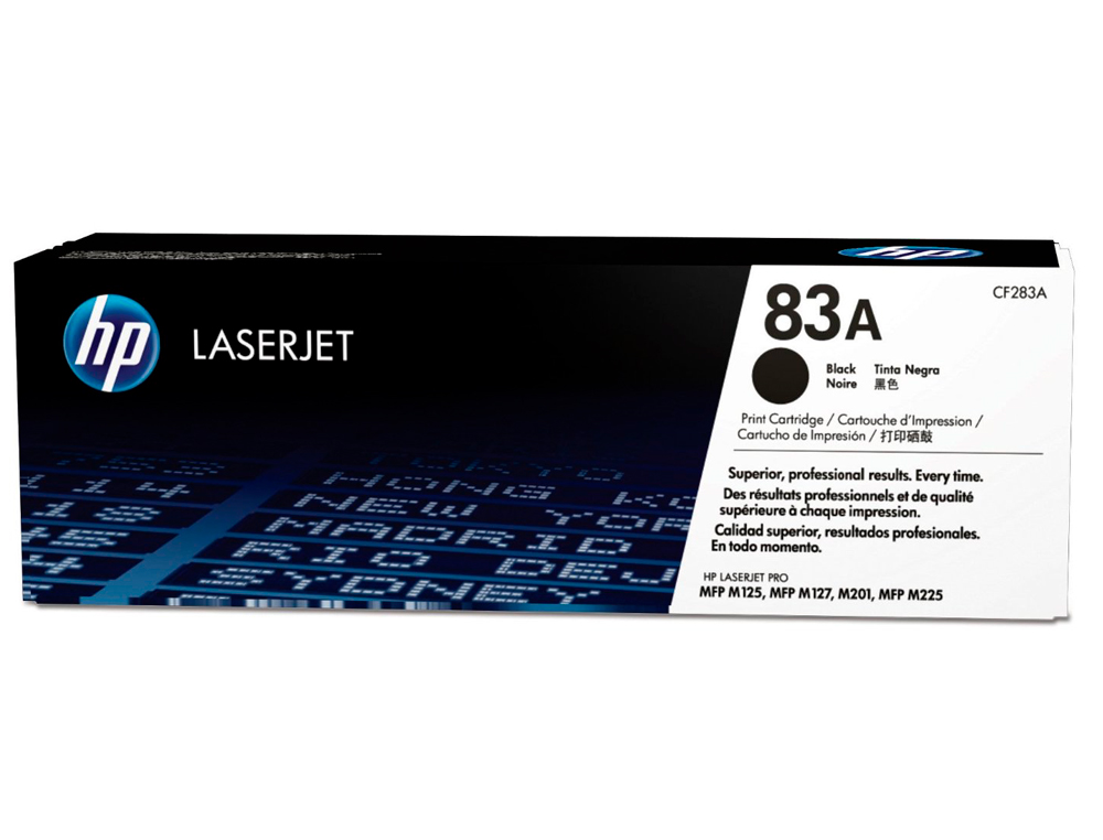 TONER HP 83A LASERJET PRO MFP M127/M125 PRETO 1500 PAG