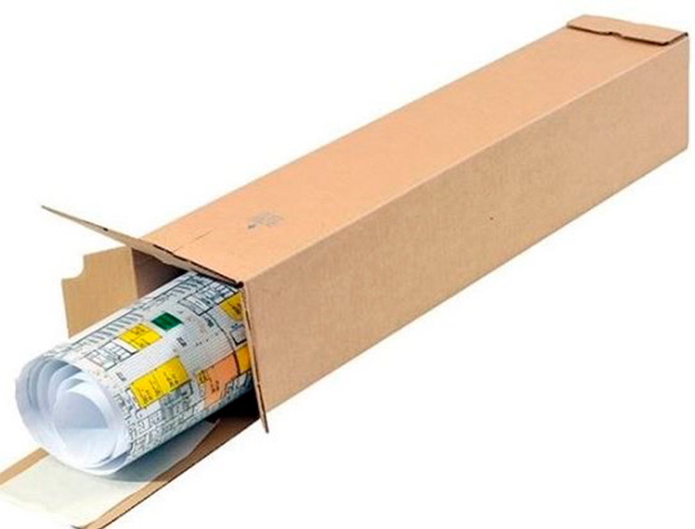 CAIXA PARA EMBALAR Q-CONNECT TUBO MEDIDAS 700X95X95 MM ESPESSURA CARTAO 3 MM