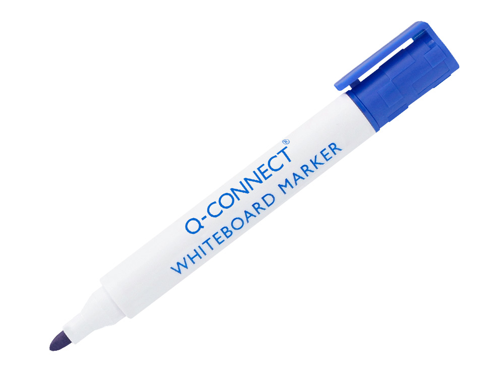 MARCADOR Q-CONNECT QUADRO BRANCO 10 CORES SORTIDAS PONTA REDONDA 3.0 MM