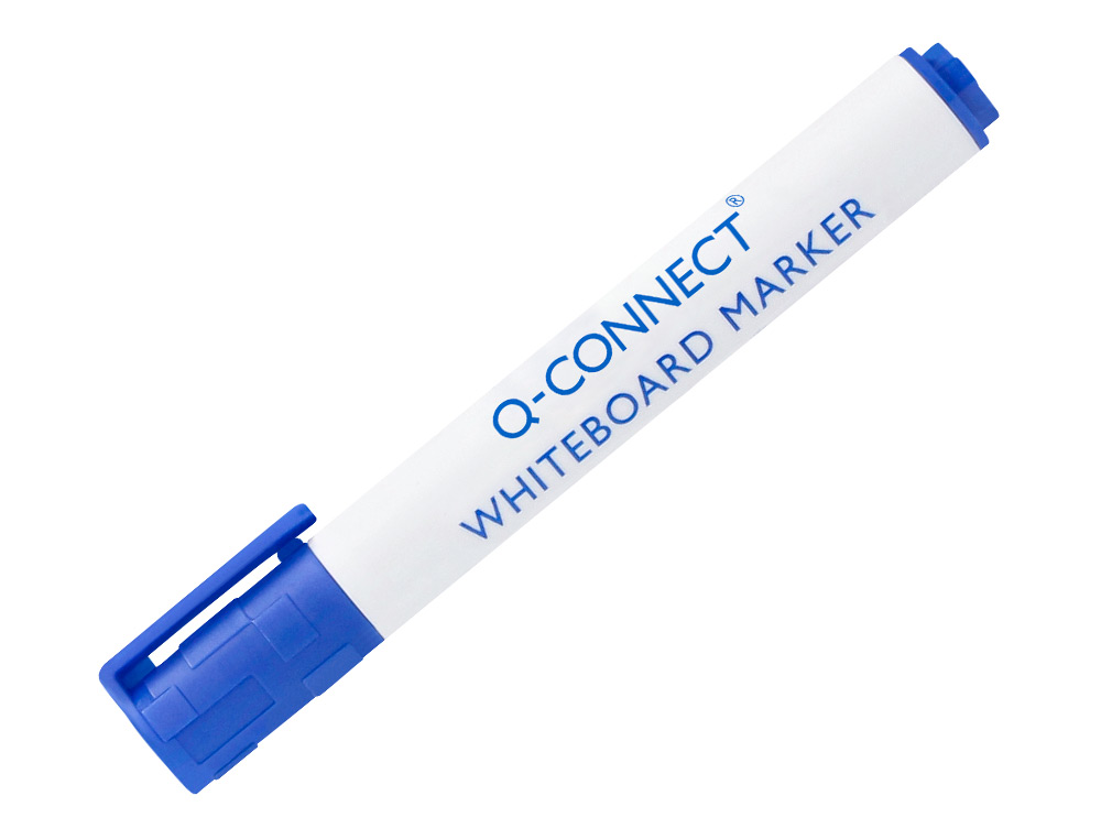 MARCADOR Q-CONNECT QUADRO BRANCO 10 CORES SORTIDAS PONTA REDONDA 3.0 MM