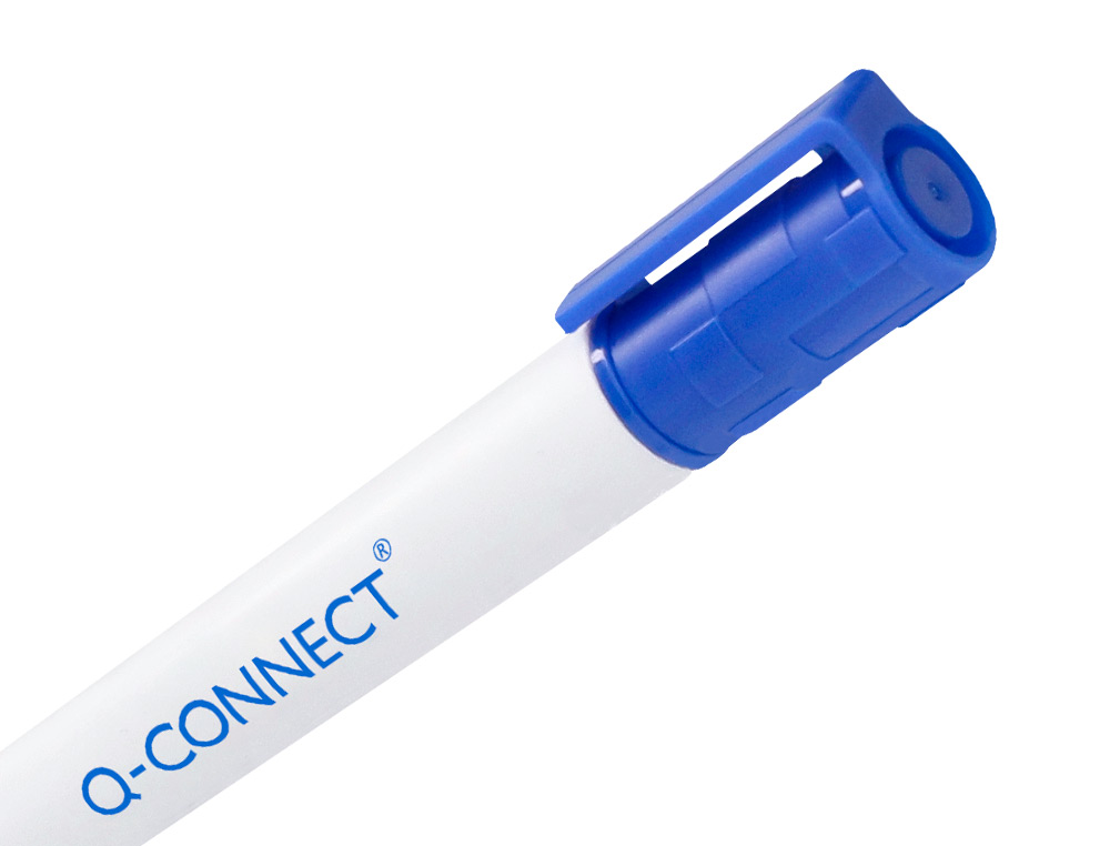MARCADOR Q-CONNECT QUADRO BRANCO 10 CORES SORTIDAS PONTA REDONDA 3.0 MM