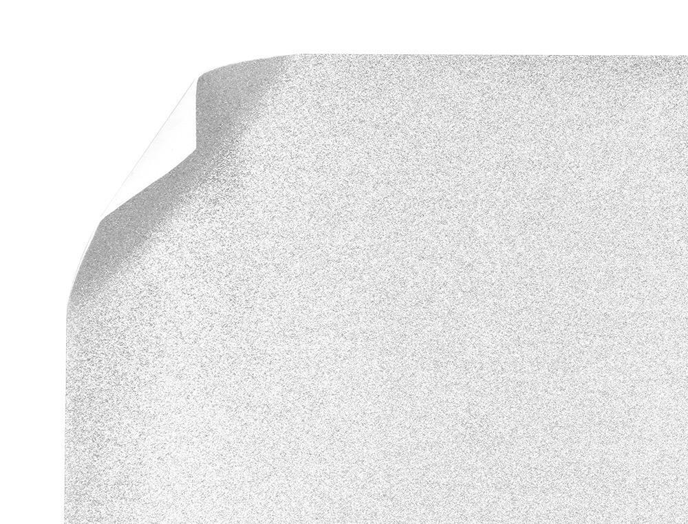 GOMA EVA COM PURPURINA BIODEGRADAVEL LIDERPAPEL 50X70CM 60 GR ESPESSURA 2 MM BRANCO