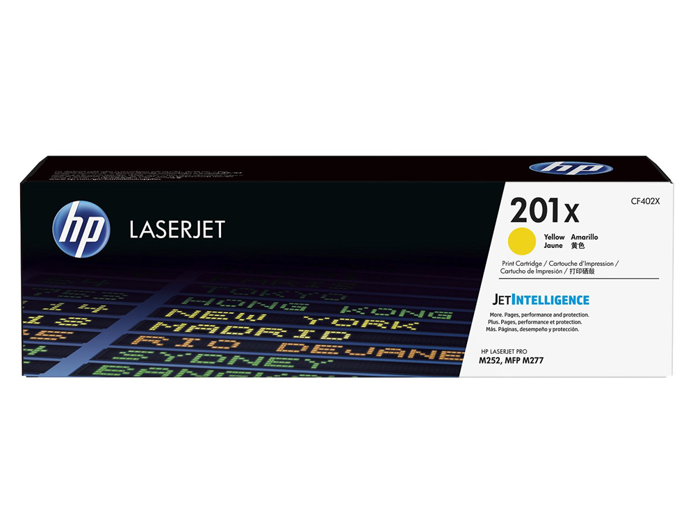 TONER HP 201X LASERJET PRO M252 / MFP M277 AMARELO 2.300 PAG