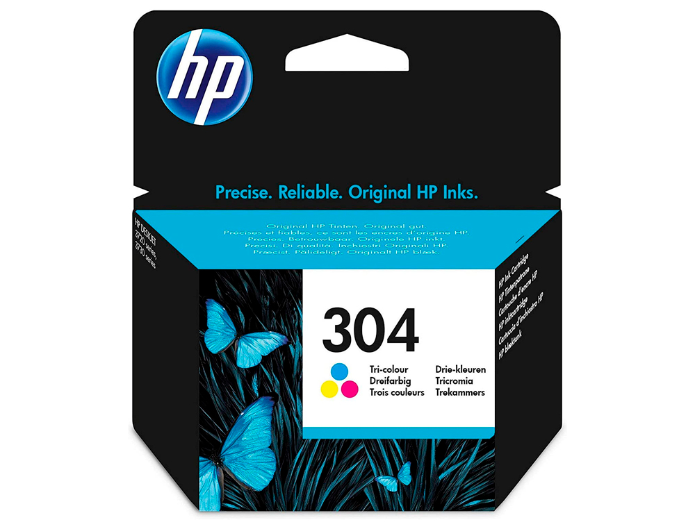 TINTEIRO HP 304 DESKJET 3000 / 3720 / 3730 TRICOLOR 100 PAGINAS