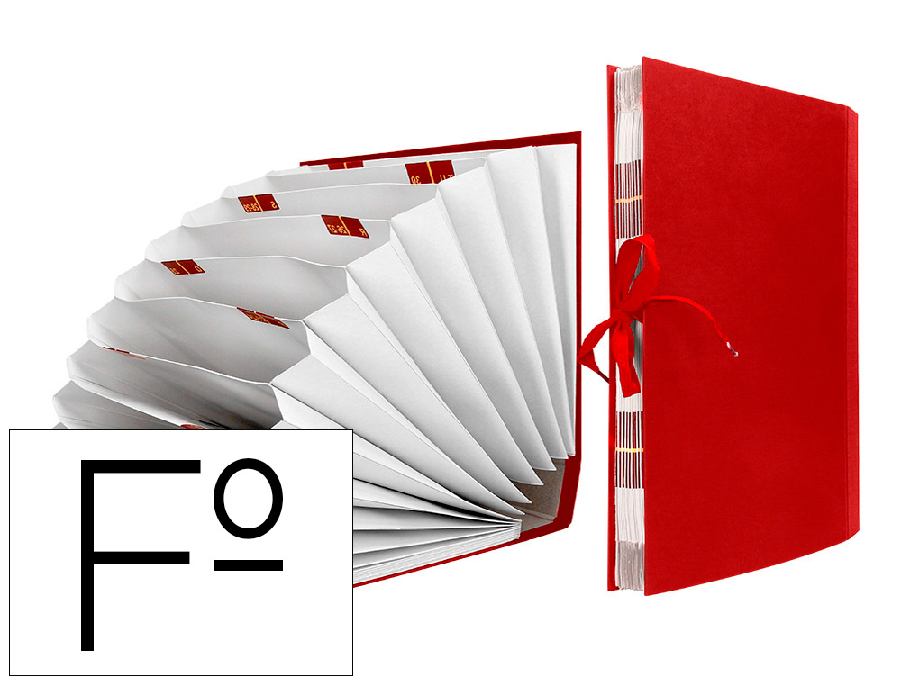 PASTA LIDERPAPEL COM FOLE A-Z, COM 20 DIVISORIAS, FOLIO, BORDEAUX