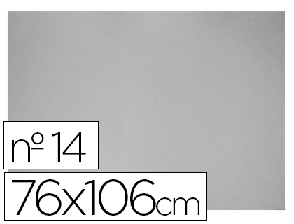 CARTAO CINZA 760X1060 MM, DE 1,4 MM