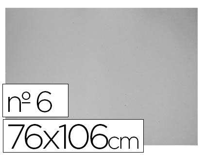CARTAO CINZA 760X1060 MM, DE 0,6 MM