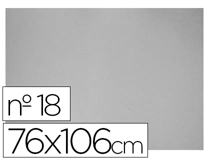 CARTAO CINZA 760X1060 MM, DE 1,8 MM