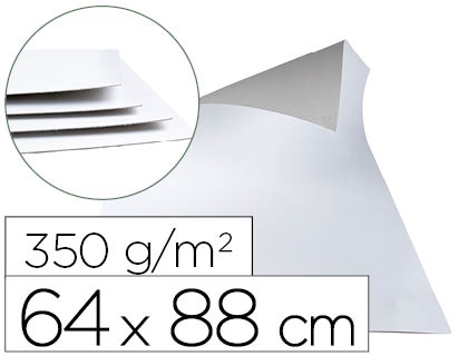 CARTAO BRANCO DE UMA FACE 350 GRS, 640 X 880 MM