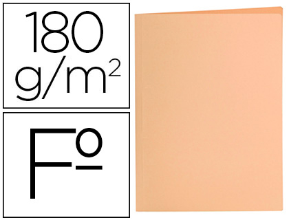 CLASSIFICADORES LIDERPAPEL FOLIO LARANJA PASTEL 180G/M2