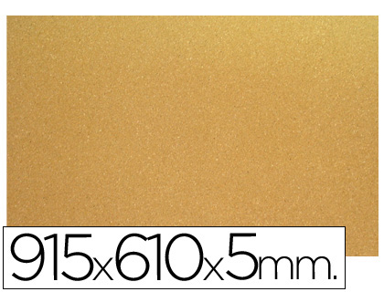 PLACA CORTICA 915 X 61 CM 5 MM ESPESSURA