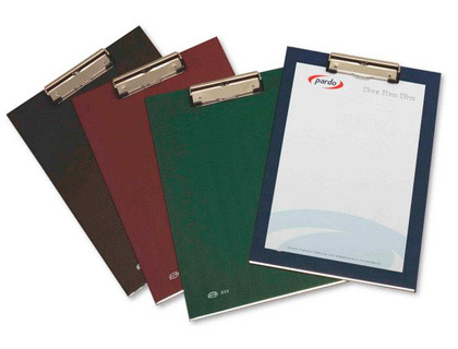 PORTA NOTAS PARDO CARTAO FORRADO PVC FOLIO COM MINICLIP METALICO BORDEAUX