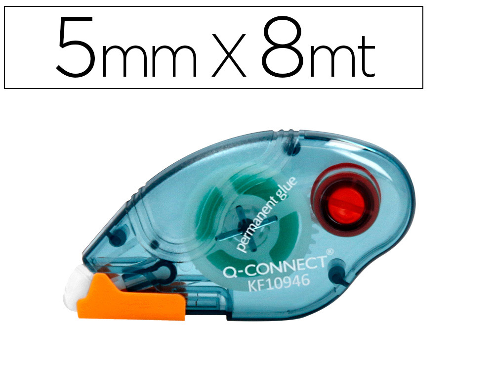 COLA Q-CONNECT ROLLER COMPACTO PERMANENTE 6,5 MM DE LARGURA X 8,5 MT - UNIDADE