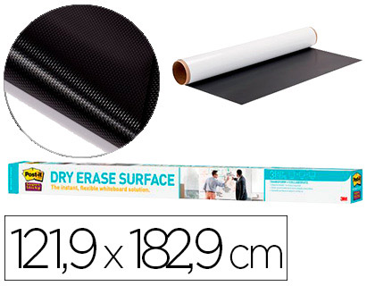QUADRO BRANCO POST IT SUPER STICKY ROLO ADESIVO REMOVIVEL 121,9X182,9 CM