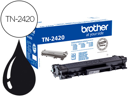 TONER BROTHER TN-2420 PARA DCP-L2510/ 2530 / 2550 / HL-L2375 ALTA CAPACIDADE PRETO 3000 PAG