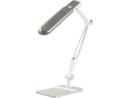 CANDEEIRO DE ESCRITORIO Q- CONNECT KF-18755 ABS 32 LEDS 10 W INTERRUPTOR SENSOR 3 NIVEIS COR PRETO
