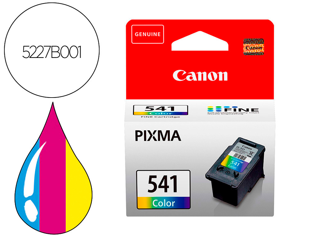 TINTEIRO CANON CL-541 PIXMA MG2150 / 3150 / 3510 / 3550 / 3650 / 4250 / MX395 / 475 / 525 / 535 / TS5150 /5151 TRICOR 18
