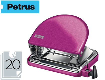 FURADOR PETRUS 52 WOW FUCSIA METALIZADO CAPACIDADE 20 FOLHAS EM BLISTER