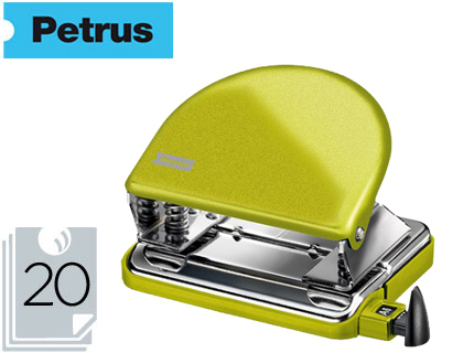 FURADOR PETRUS 52 WOW VERDE METALIZADO CAPACIDADE 20 FOLHAS EM BLISTER