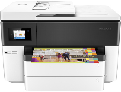 EQUIPAMENTO MULTIFUNCAO HP OFFICEJET PRO 7740 INJECAO DE TINTA COR 512 MB 33 PPM A3 BANDEJA DE ENTRADA 500 FOLHAS WIFI
