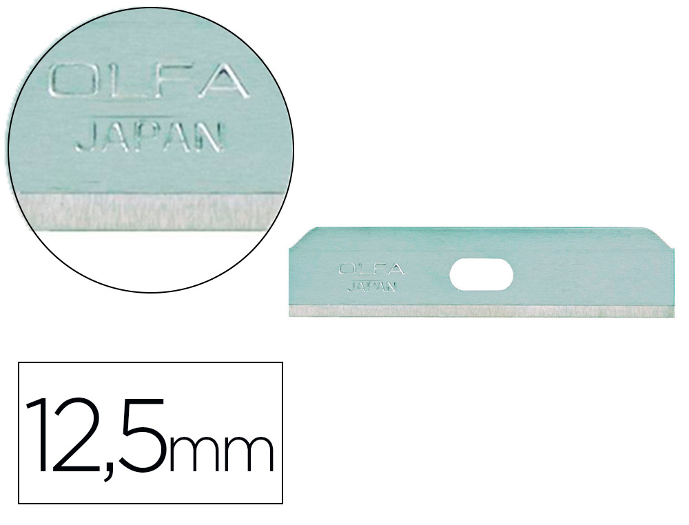 RECARGA PARA X-ATO OLFA COMPRIMENOT 12,5 MM BLISTER DE 10 UNIDADES
