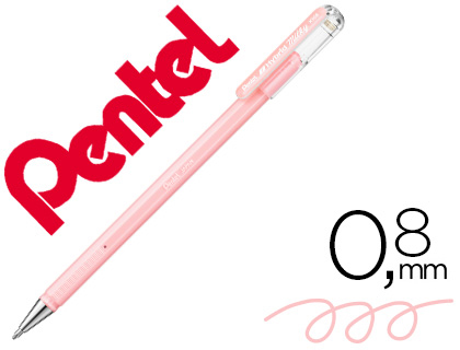 ROLLER PENTEL K108 ROSA PASTEL 0,8 MM