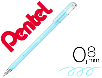 ROLLER PENTEL K108 AZUL PASTEL 0,8 MM