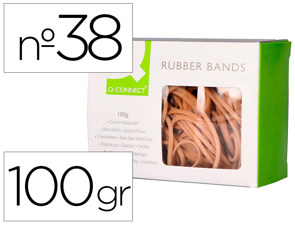 ELASTICOS Q-CONNECT 100 GR NUMERO 15