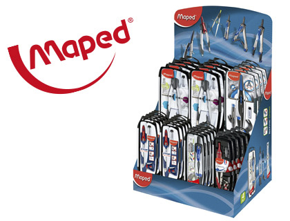 COMPASSO MAPED EXPOSITOR DE 40 UNIDADES SORTIDAS
