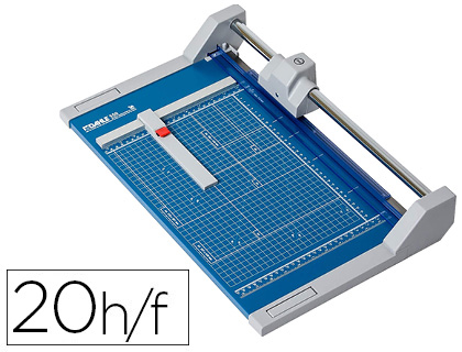 CISALHA DAHLE PROFISSIONAL 550 DE ROLO DIN A4 METALICA CAPACIDADE DE CORTE 20 FOLHAS