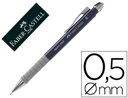 LAPISEIRA FABER CASTELL 0.5 MM APOLLO RETRATIL COR AZUL ESCURO