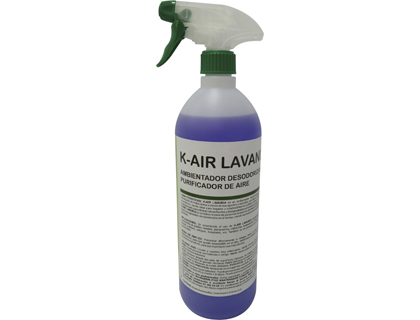 AMBIENTADOR SPRAY IKM K-AIR ODOR FLOR DE LAVANDA GARRAFA DE 1 LITRO