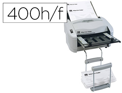 MAQUINA DE DOBRAR PAPEL MARTIN YALE 7200 ELETRICA PARA FORMATOS DIN A4 E DIN A5 ATE 400 FOLHAS POR HORA 4 TIPOS DE DOBRA